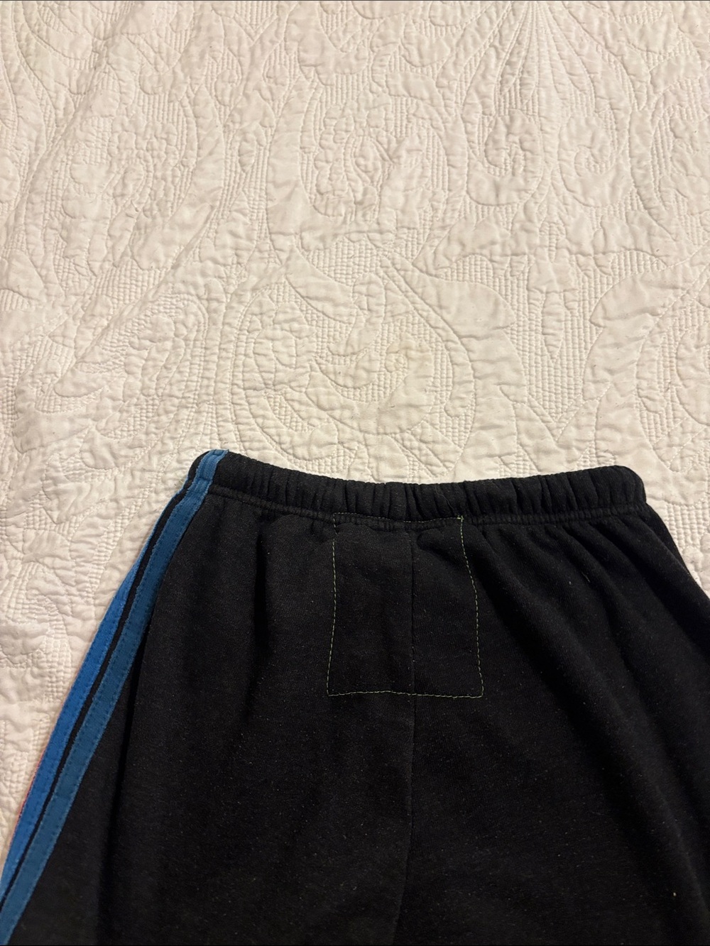 Aviator Nation Black Track Pants with 5 Side Stripes size small - Picture 4 of 5